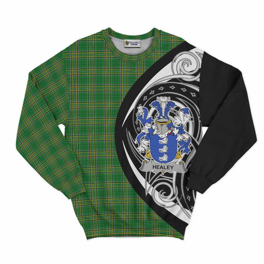 Healey Irish Clan Sweatshirt Celtic Circle Style Unisex - Tartan Vibes Clothing