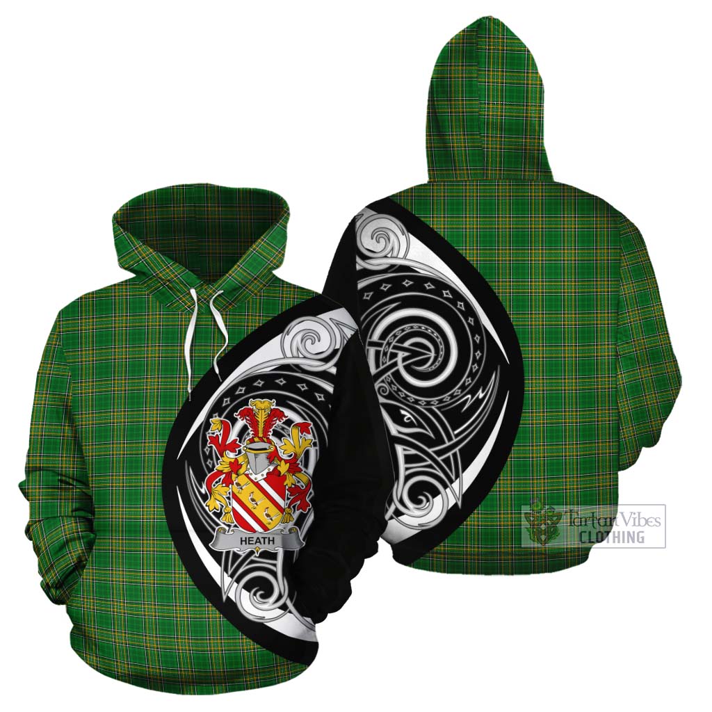 Heath Irish Clan Cotton Hoodie Celtic Circle Style - Tartan Vibes Clothing