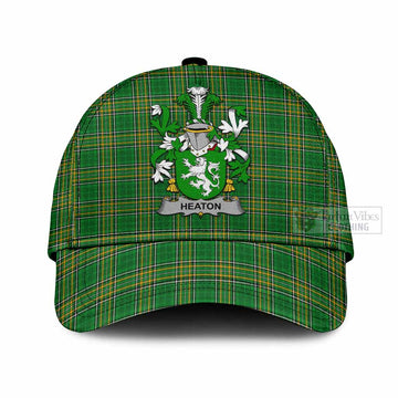 Heaton Irish Clan Tartan Classic Cap with Coat of Arms