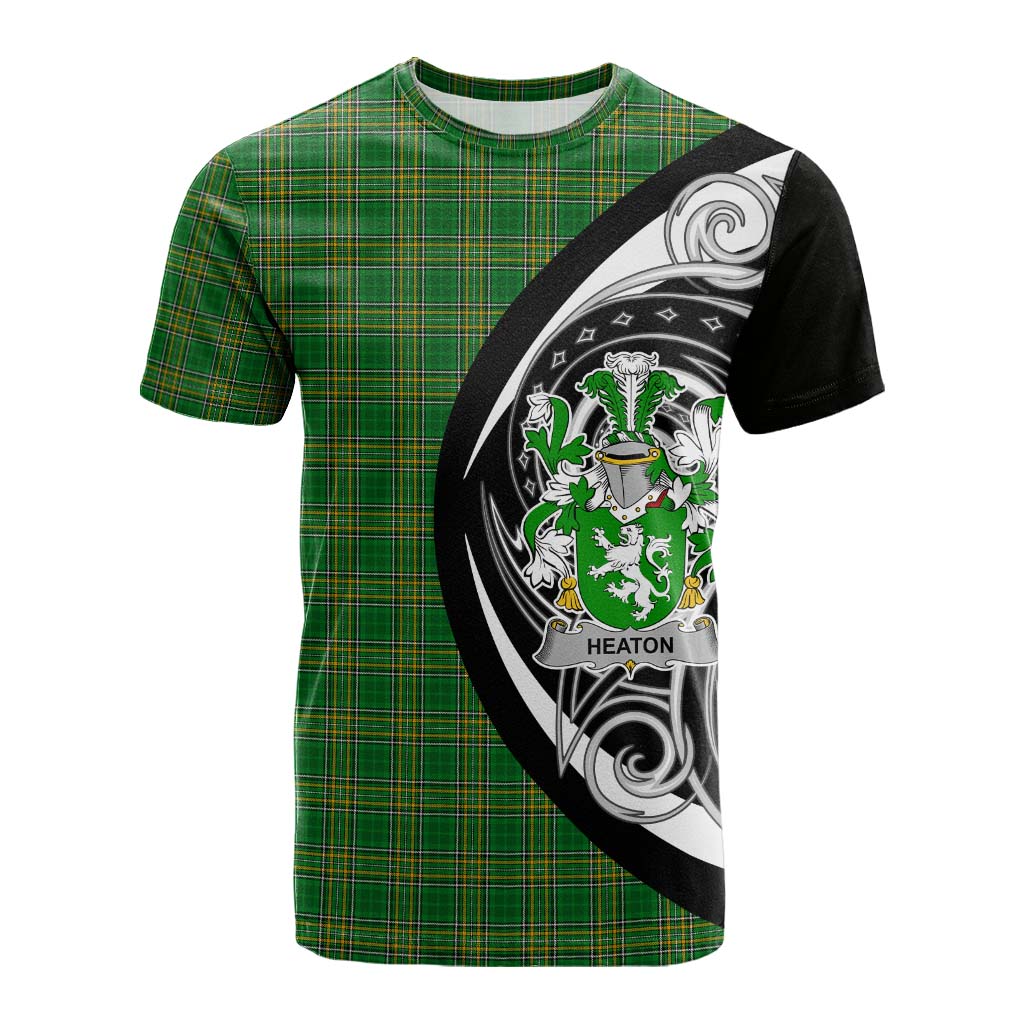 Heaton Irish Clan Cotton T-shirt Celtic Circle Style Kid's Shirt - Tartan Vibes Clothing