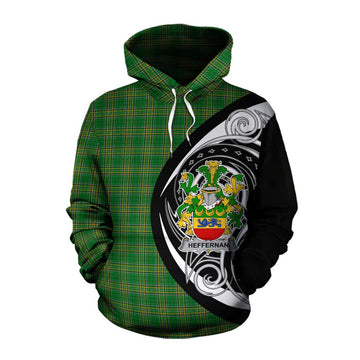 Heffernan Irish Clan Cotton Hoodie Celtic Circle Style Pullover Hoodie XS - Tartan Vibes Clothing