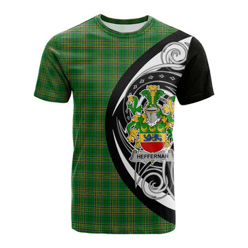 Heffernan Irish Clan Cotton T-shirt Celtic Circle Style Kid's Shirt - Tartan Vibes Clothing