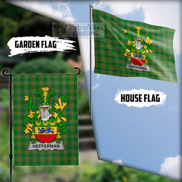 Heffernan Irish Clan Tartan Flag with Coat of Arms