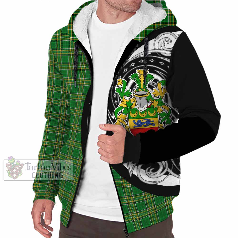 Heffernan Irish Clan Sherpa Hoodie Celtic Circle Style - Tartan Vibes Clothing