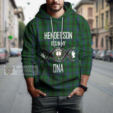 Henderson Tartan Hoodie with Family Crest DNA In Me Style