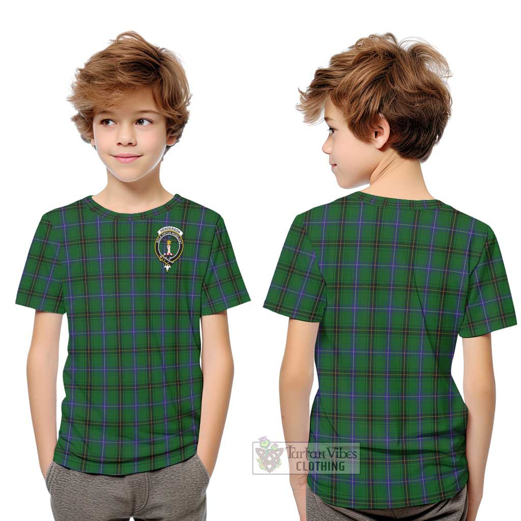 Henderson Tartan Kid T-Shirt with Family Crest Youth XL Size14 - Tartanvibesclothing Shop