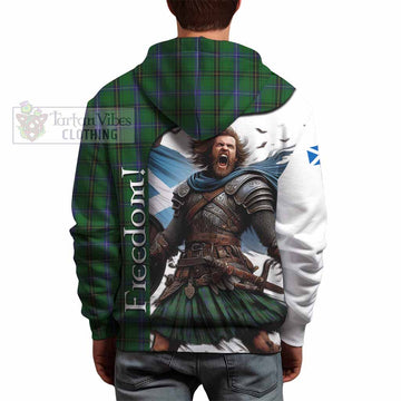 Henderson Crest Tartan Hoodie Inspired by the Freedom of Scottish Warrior