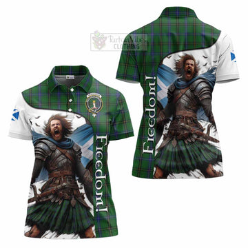 Henderson Crest Tartan Women's Polo Shirt Inspired by the Freedom of Scottish Warrior