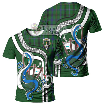 Henderson Tartan T-Shirt with Epic Bagpipe Style