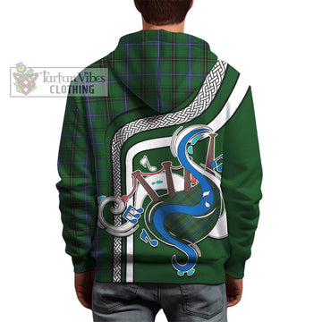 Henderson Tartan Hoodie with Epic Bagpipe Style