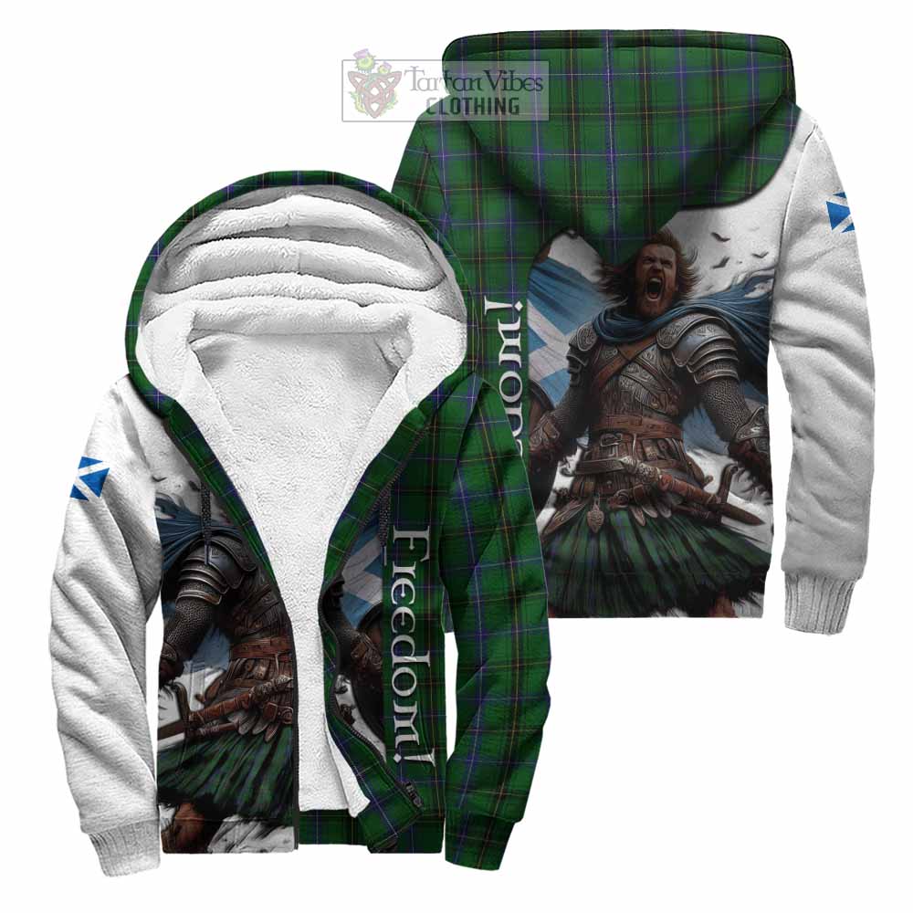 Tartan Vibes Clothing Henderson Crest Tartan Sherpa Hoodie Inspired by the Freedom of Scottish Warrior