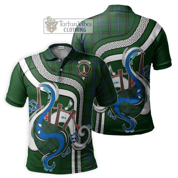 Henderson Tartan Polo Shirt with Epic Bagpipe Style