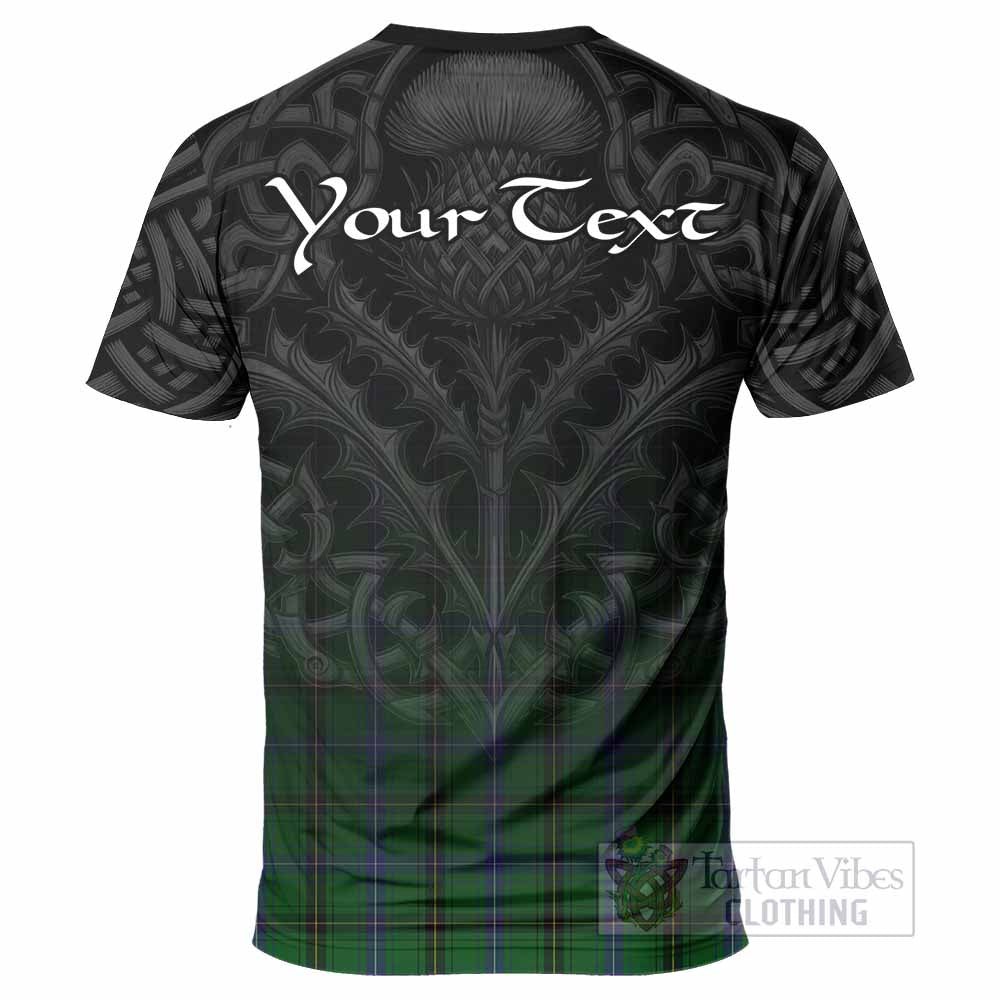 Tartan Vibes Clothing Henderson Tartan T-Shirt with Family Crest Celtic Thistle Vibes