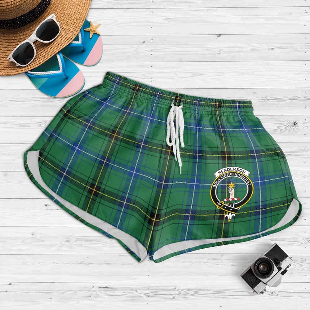 henderson-ancient-tartan-womens-shorts-with-family-crest