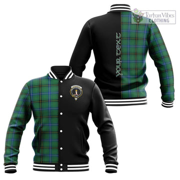 Henderson Ancient Tartan Baseball Jacket with Family Crest and Half Of Me Style