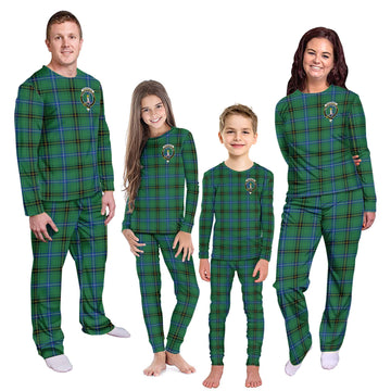 Henderson Ancient Tartan Pajamas Family Set with Family Crest