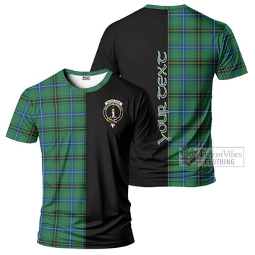 Henderson Ancient Tartan T-Shirt with Family Crest and Half Of Me Style