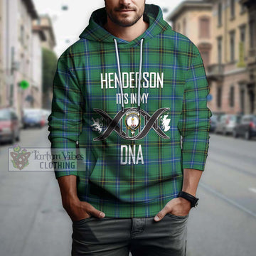 Henderson Ancient Tartan Hoodie with Family Crest DNA In Me Style