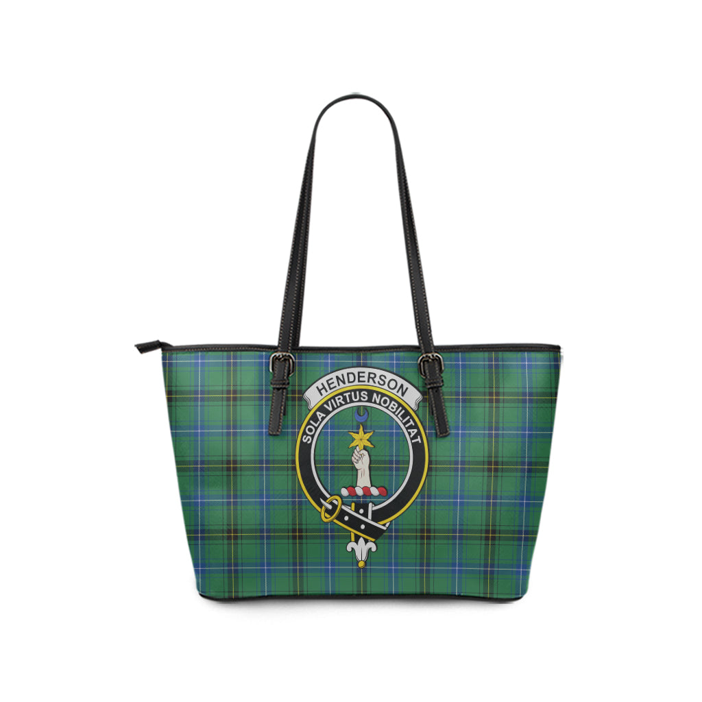 henderson-ancient-tartan-leather-tote-bag-with-family-crest