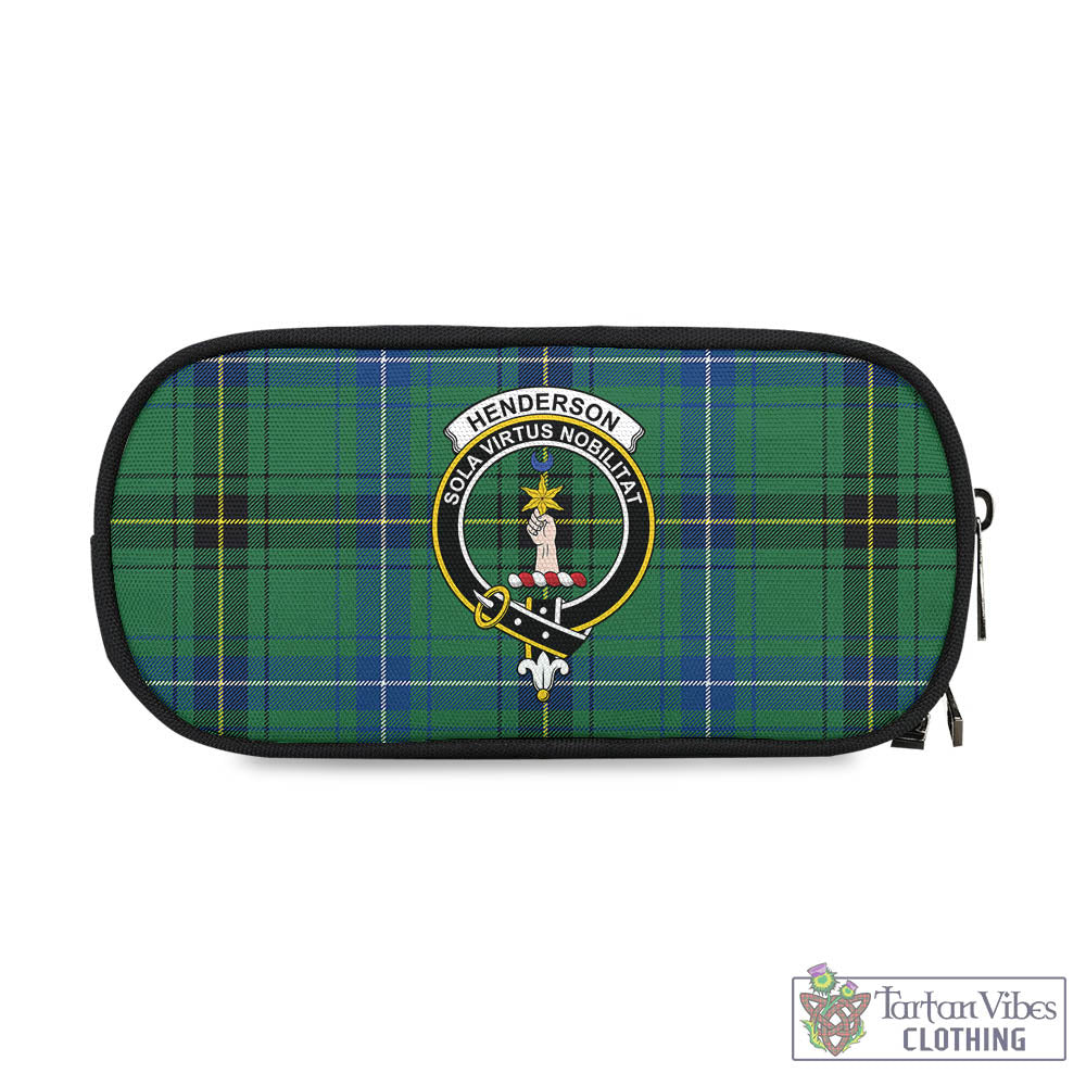 Tartan Vibes Clothing Henderson Ancient Tartan Pen and Pencil Case with Family Crest