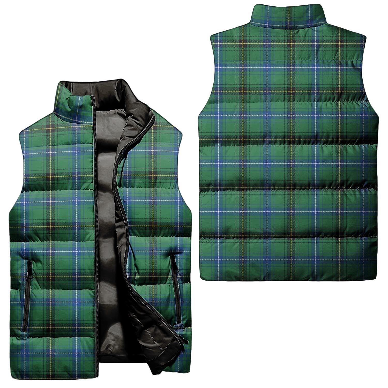 Henderson Ancient Tartan Sleeveless Puffer Jacket Unisex - Tartanvibesclothing