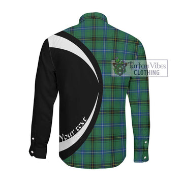 Henderson Ancient Tartan Long Sleeve Button Up with Family Crest Circle Style