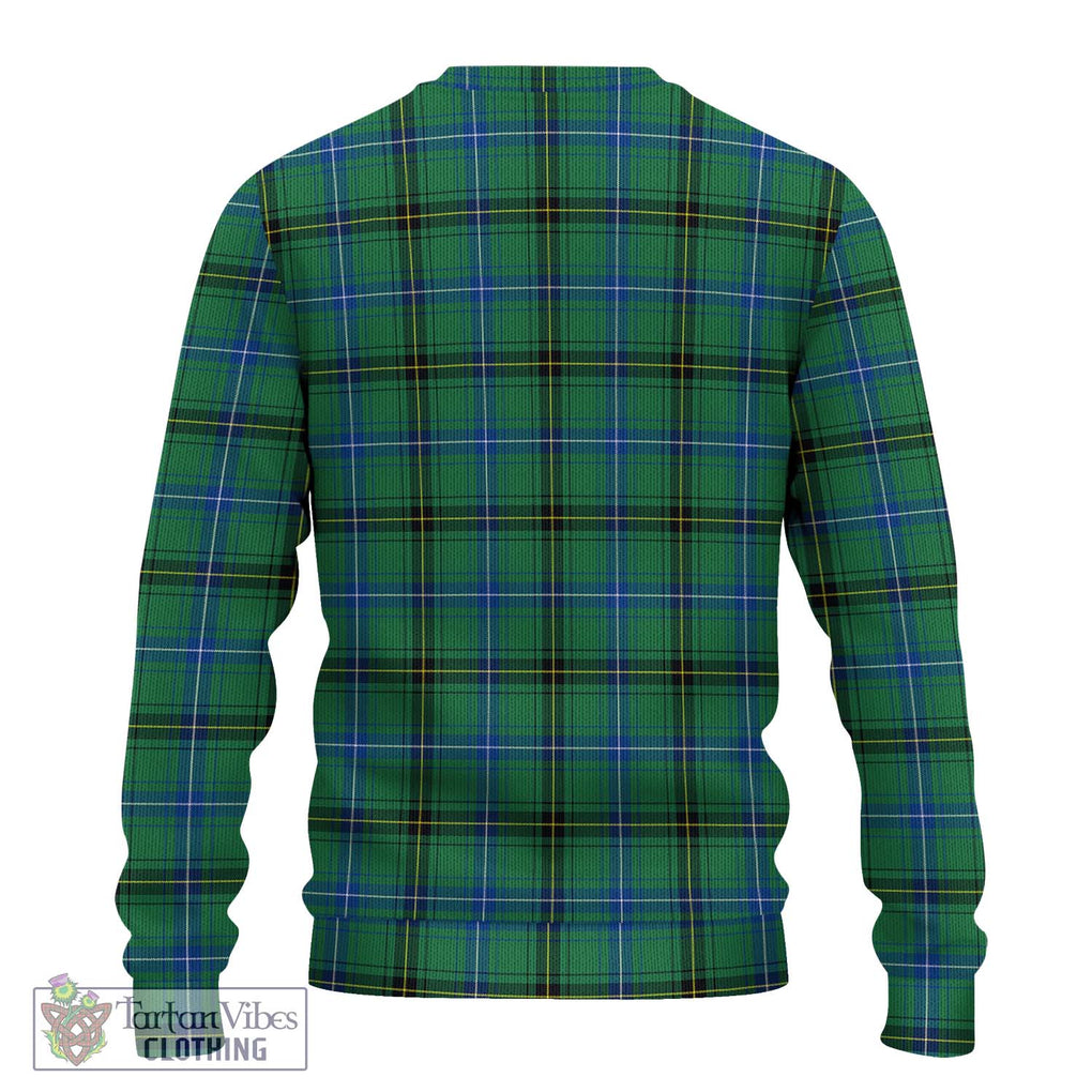 Henderson Ancient Tartan Knitted Sweater with Family Crest DNA In Me Style - Tartanvibesclothing Shop