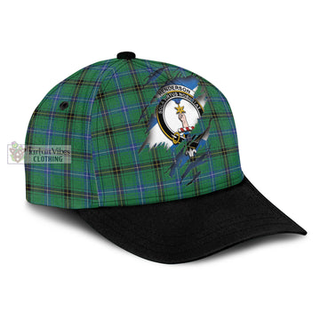 Henderson Ancient Tartan Classic Cap with Family Crest In Me Style