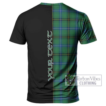 Henderson Ancient Tartan T-Shirt with Family Crest and Half Of Me Style