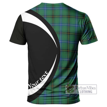 Henderson Ancient Tartan T-Shirt with Family Crest Circle Style