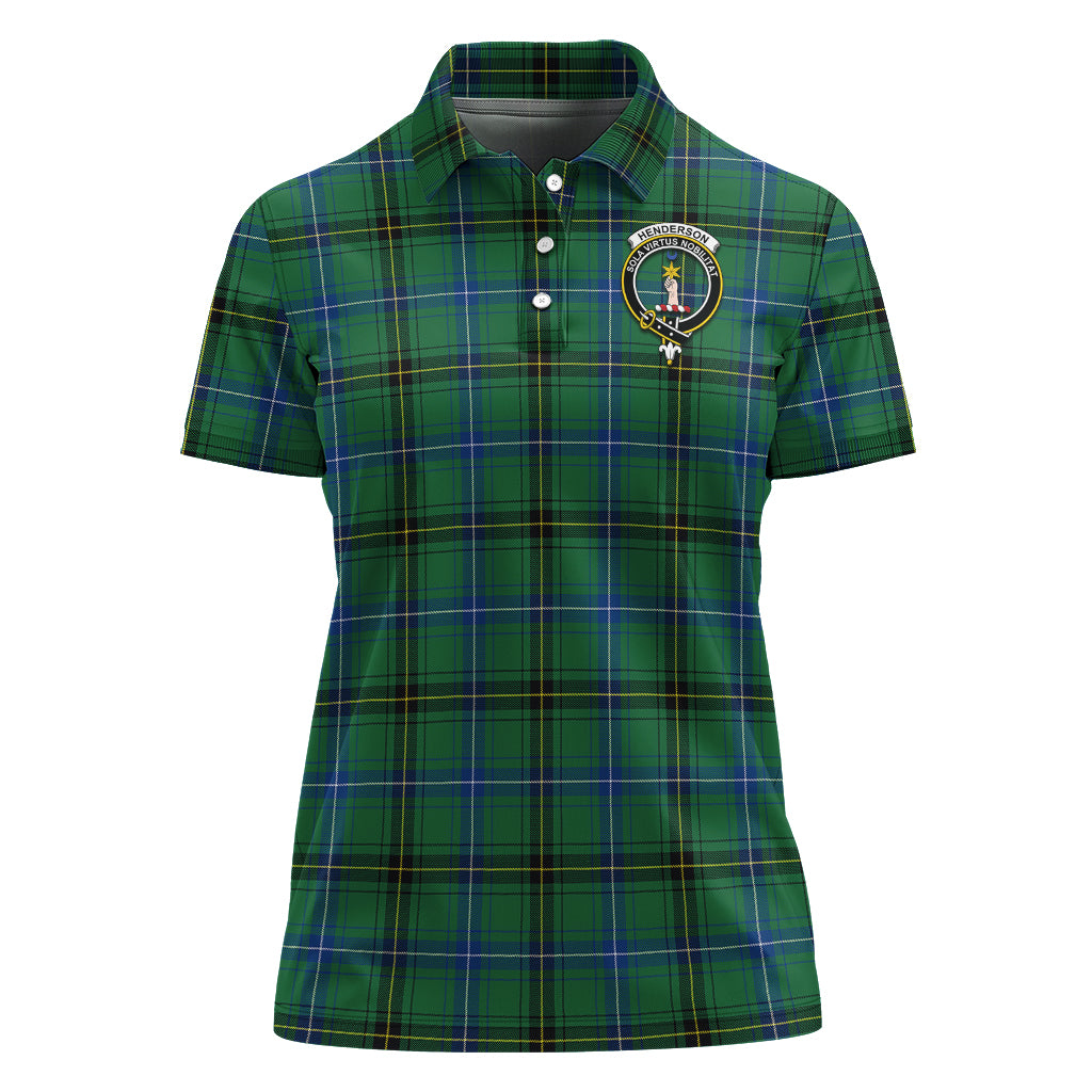 henderson-ancient-tartan-polo-shirt-with-family-crest-for-women