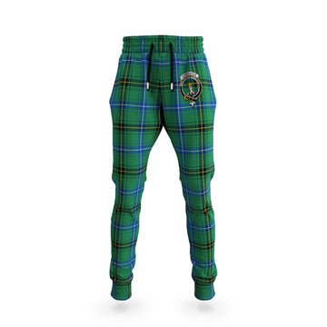 Henderson Ancient Tartan Joggers Pants with Family Crest