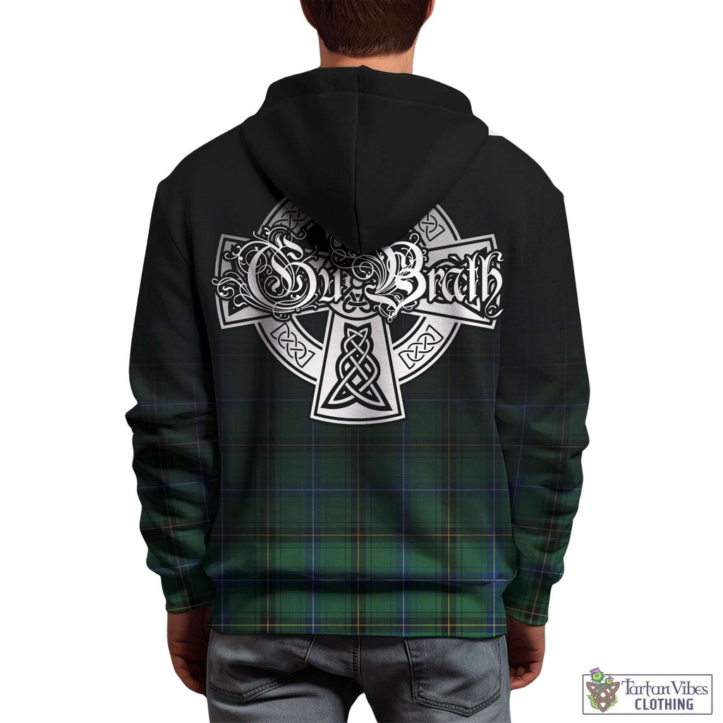 Tartan Vibes Clothing Henderson Ancient Tartan Hoodie Featuring Alba Gu Brath Family Crest Celtic Inspired