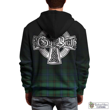 Henderson Ancient Tartan Hoodie Featuring Alba Gu Brath Family Crest Celtic Inspired