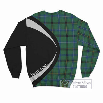 Henderson Ancient Tartan Sweatshirt with Family Crest Circle Style