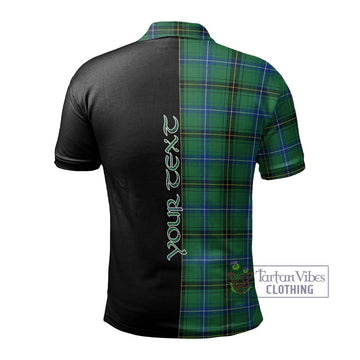 Henderson Ancient Tartan Polo Shirt with Family Crest and Half Of Me Style