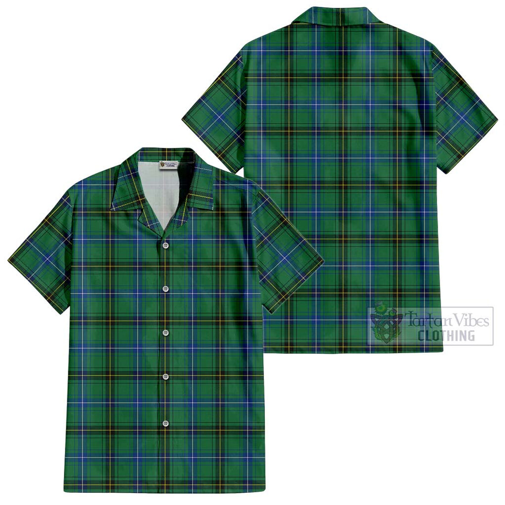 Henderson Ancient Tartan Cotton Hawaiian Shirt Kid - Tartanvibesclothing Shop