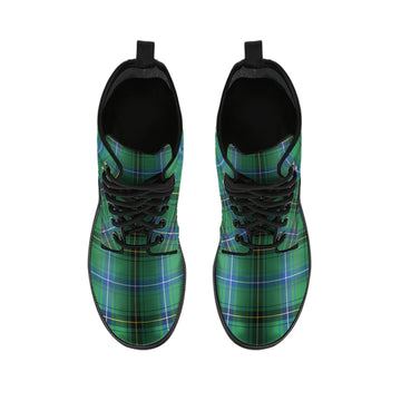 Henderson Ancient Tartan Leather Boots