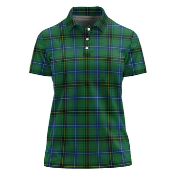 Henderson Ancient Tartan Polo Shirt For Women