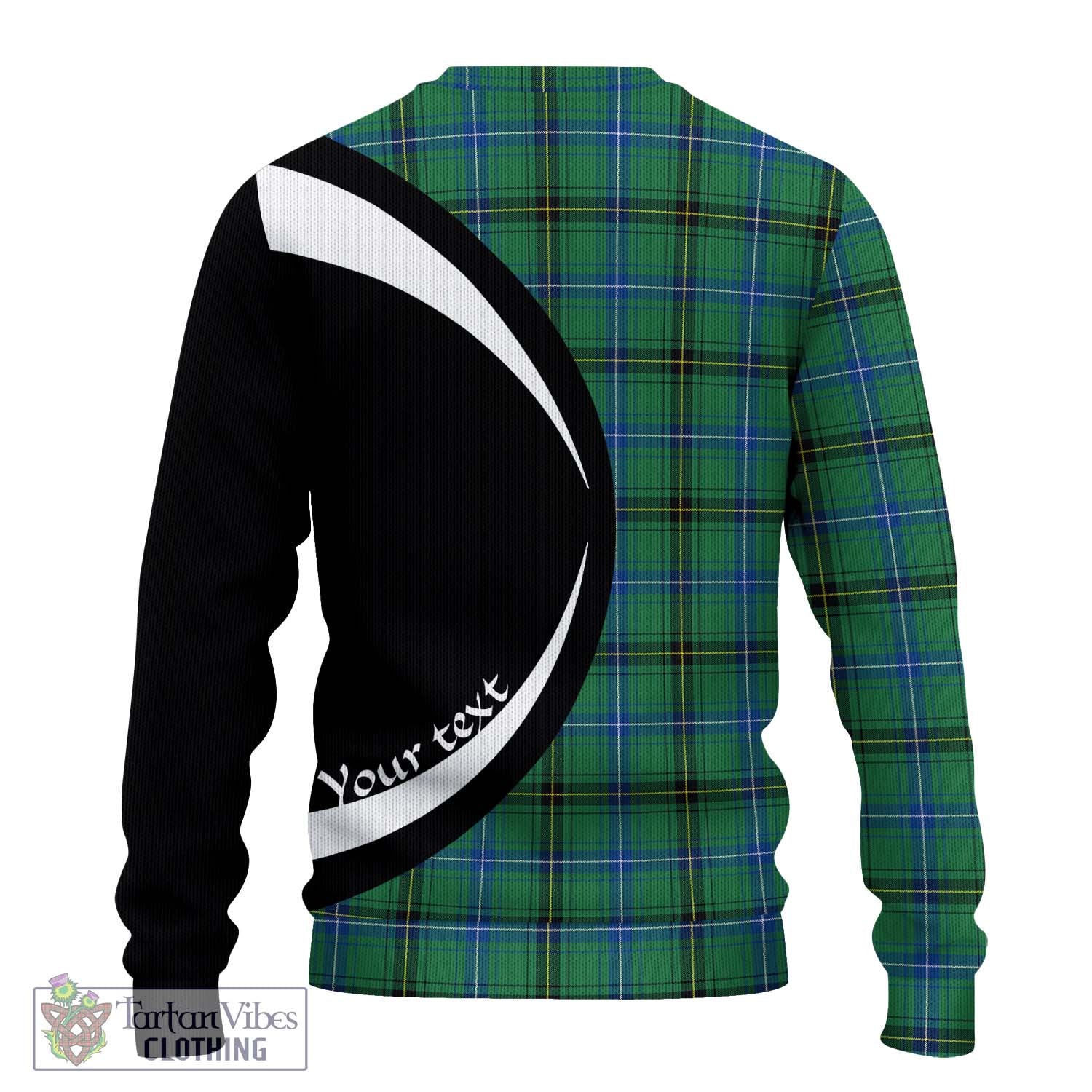 Henderson Ancient Tartan Ugly Sweater with Family Crest Circle Style - Tartan Vibes Clothing