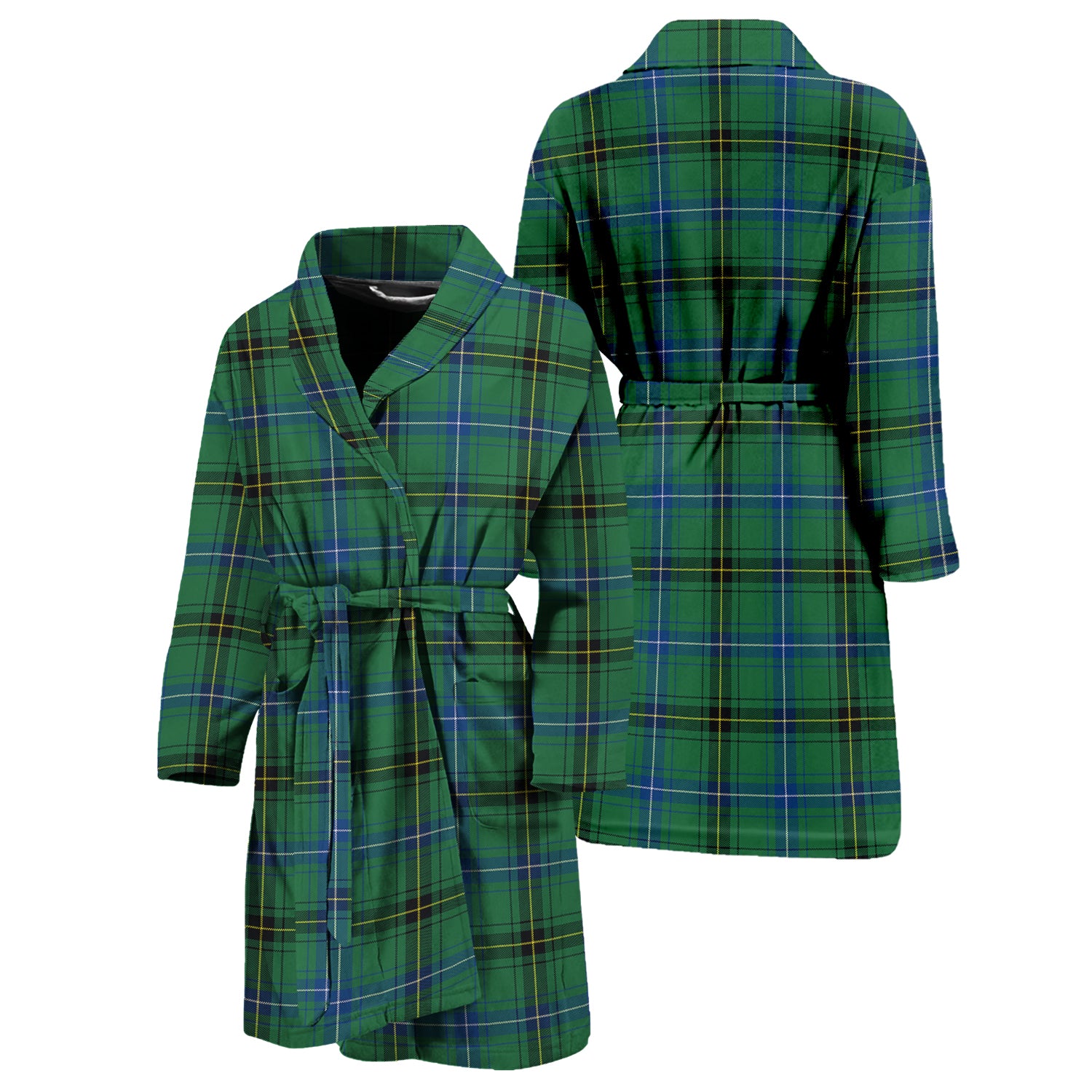 Henderson Ancient Tartan Bathrobe Unisex M - Tartan Vibes Clothing