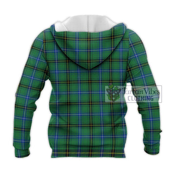 Henderson Ancient Tartan Knitted Hoodie with Family Crest DNA In Me Style