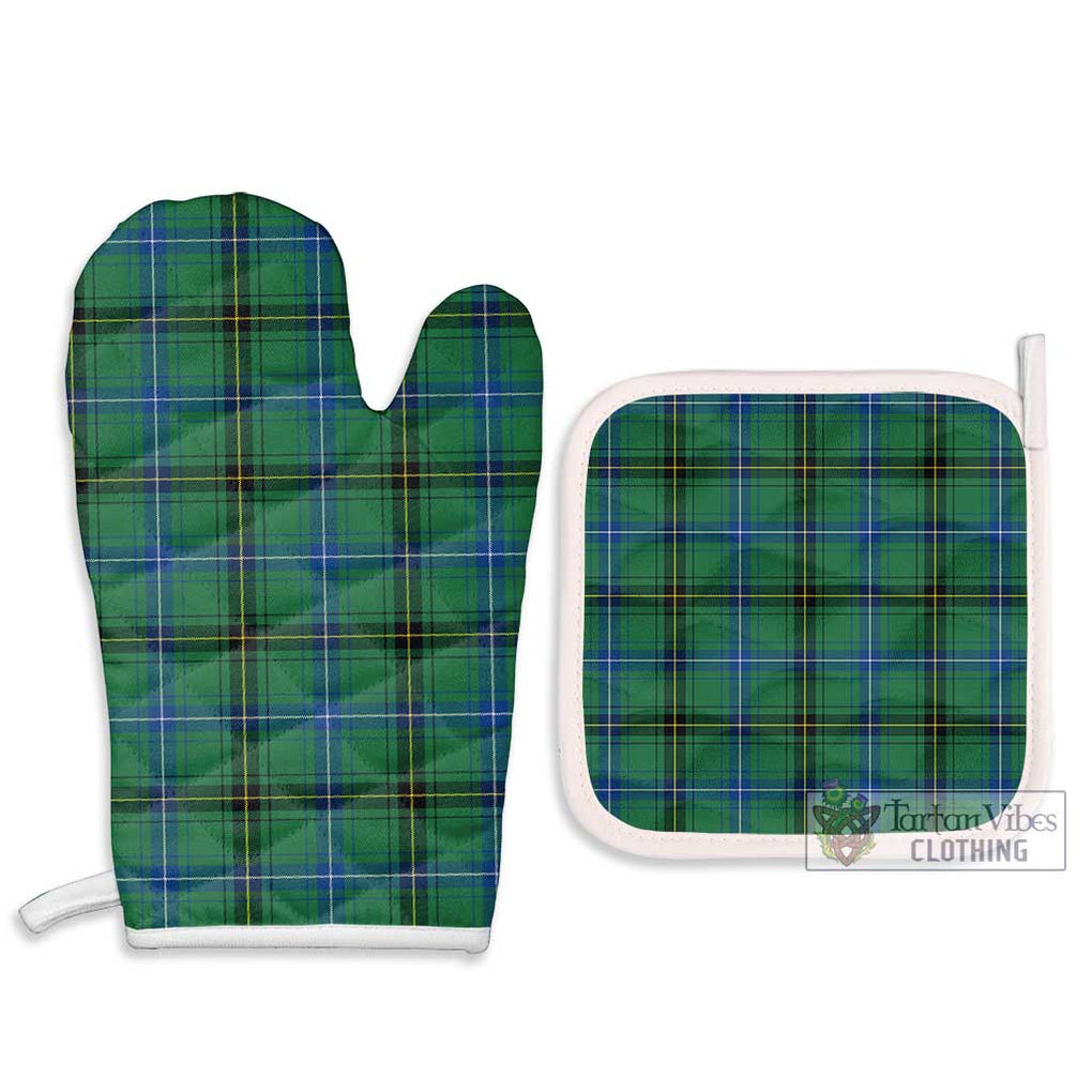 Henderson Ancient Tartan Combo Oven Mitt & Pot-Holder Combo 1 Oven Mitt & 2 Pot-Holder White - Tartan Vibes Clothing