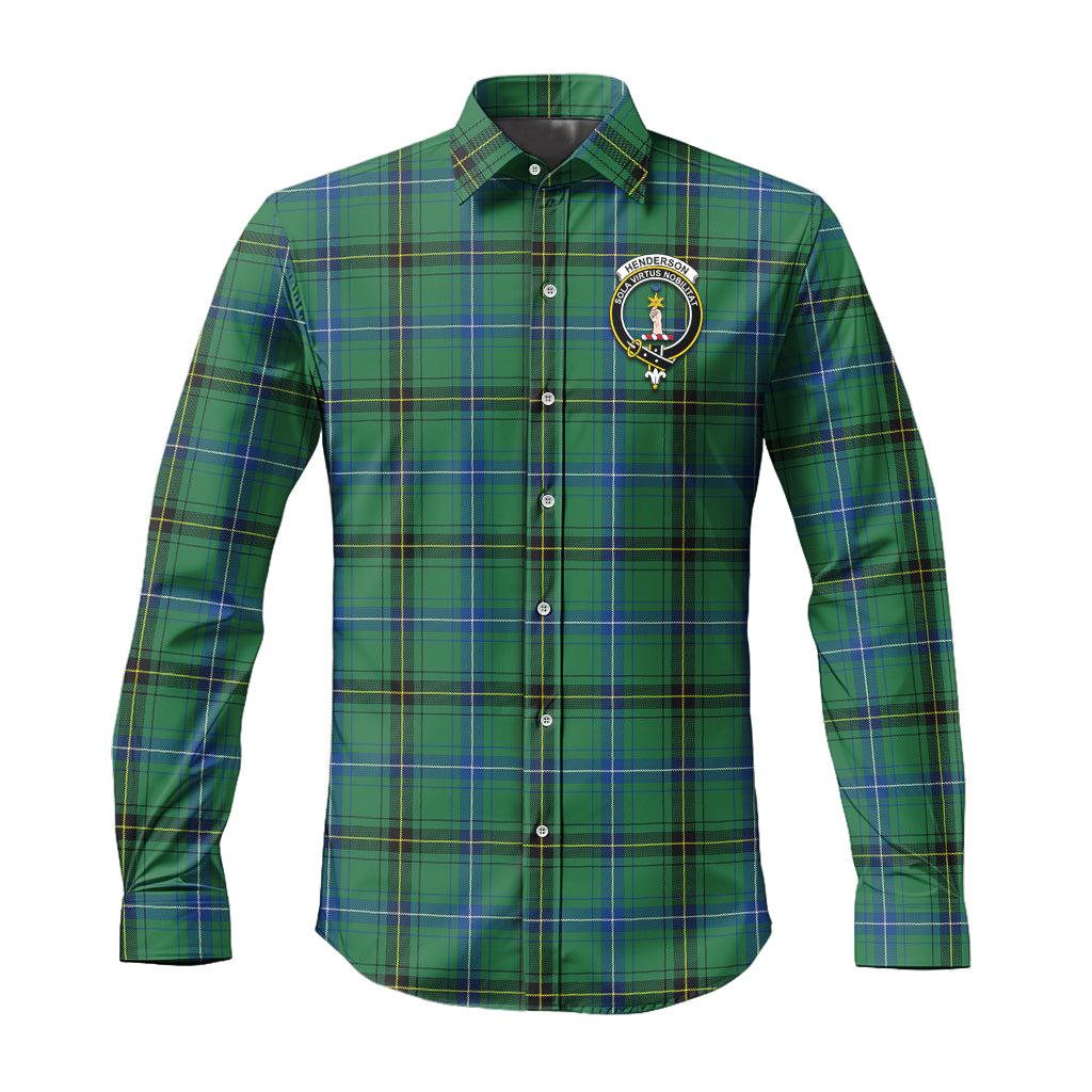 henderson-ancient-tartan-long-sleeve-button-up-shirt-with-family-crest