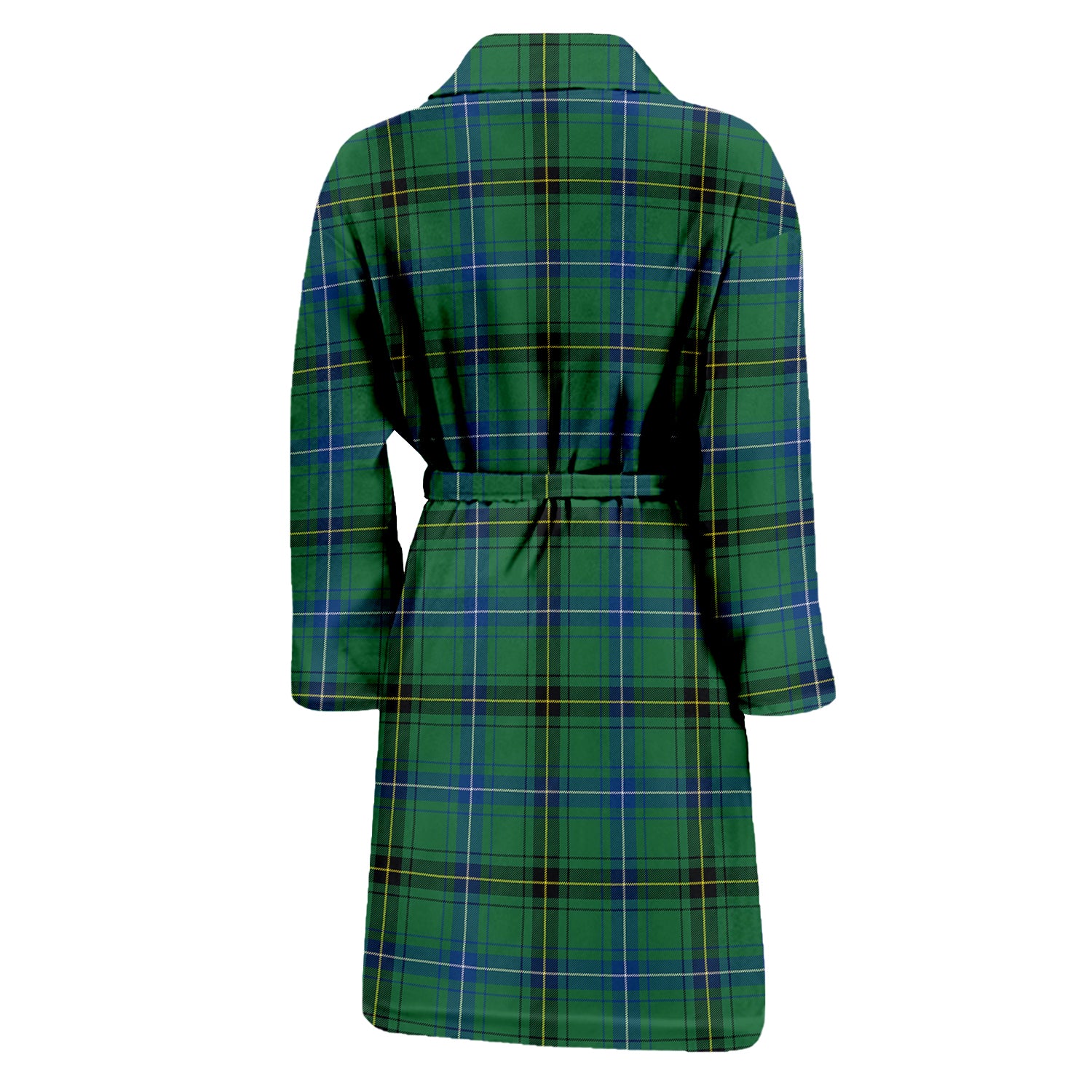 Henderson Ancient Tartan Bathrobe with Family Crest - Tartan Vibes Clothing