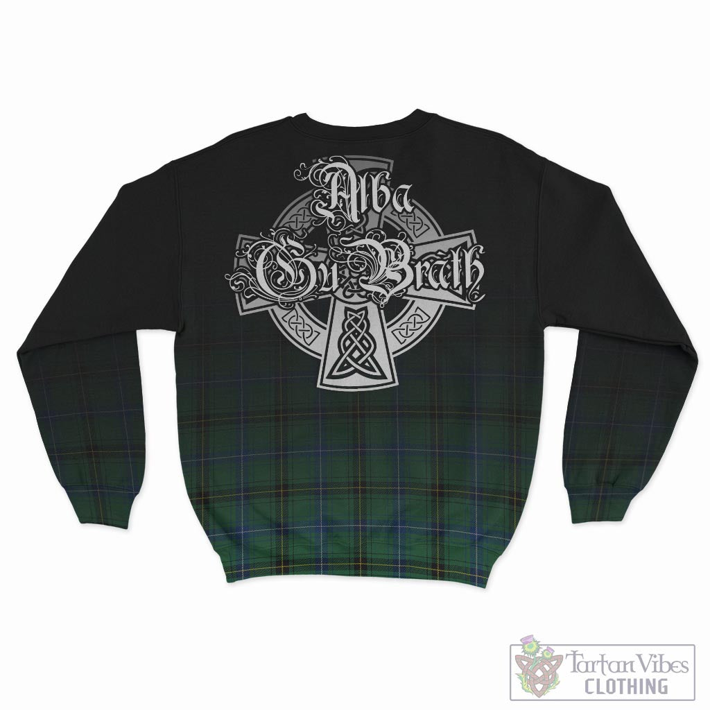 Tartan Vibes Clothing Henderson Ancient Tartan Sweatshirt Featuring Alba Gu Brath Family Crest Celtic Inspired