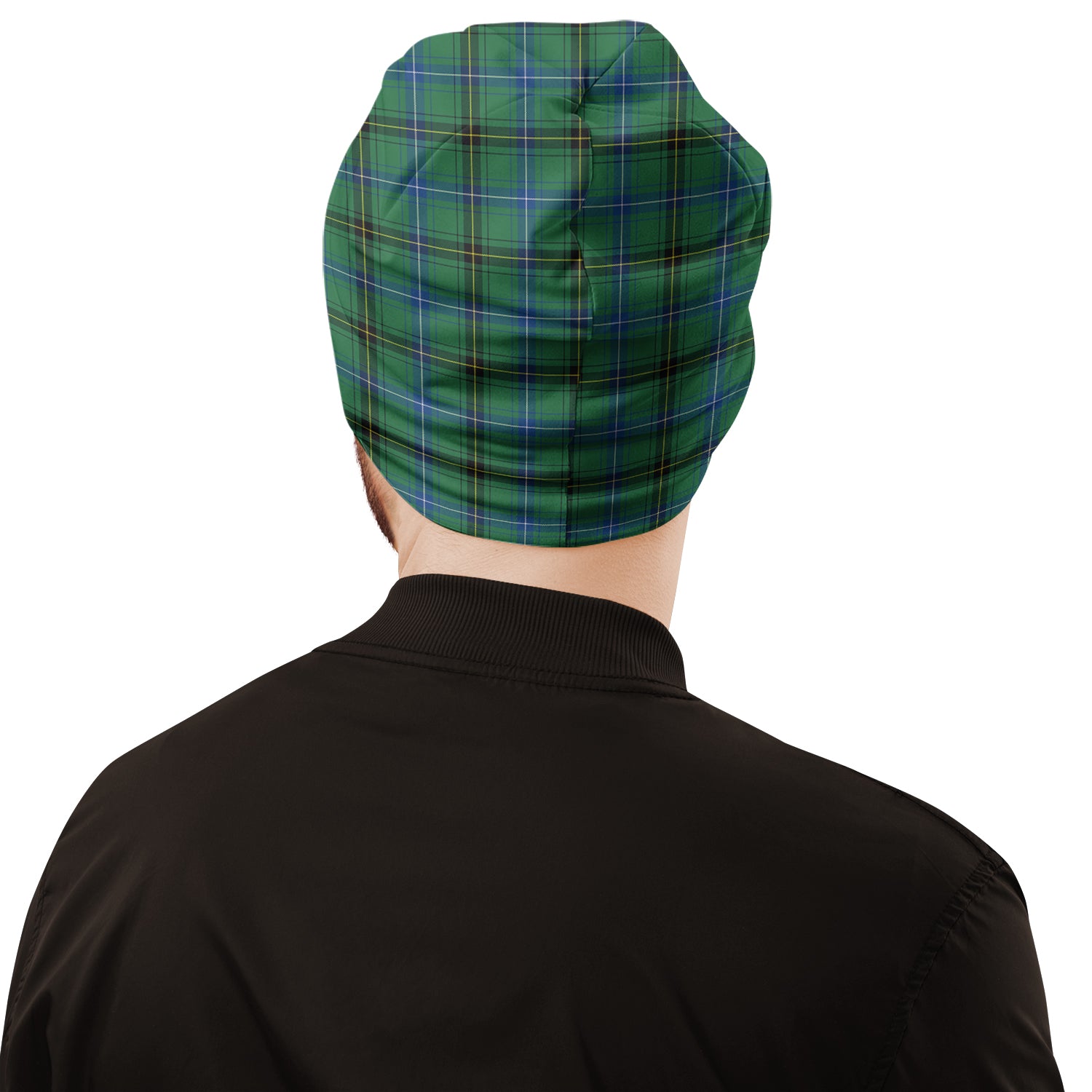 Henderson Ancient Tartan Beanies Hat with Family Crest - Tartan Vibes Clothing