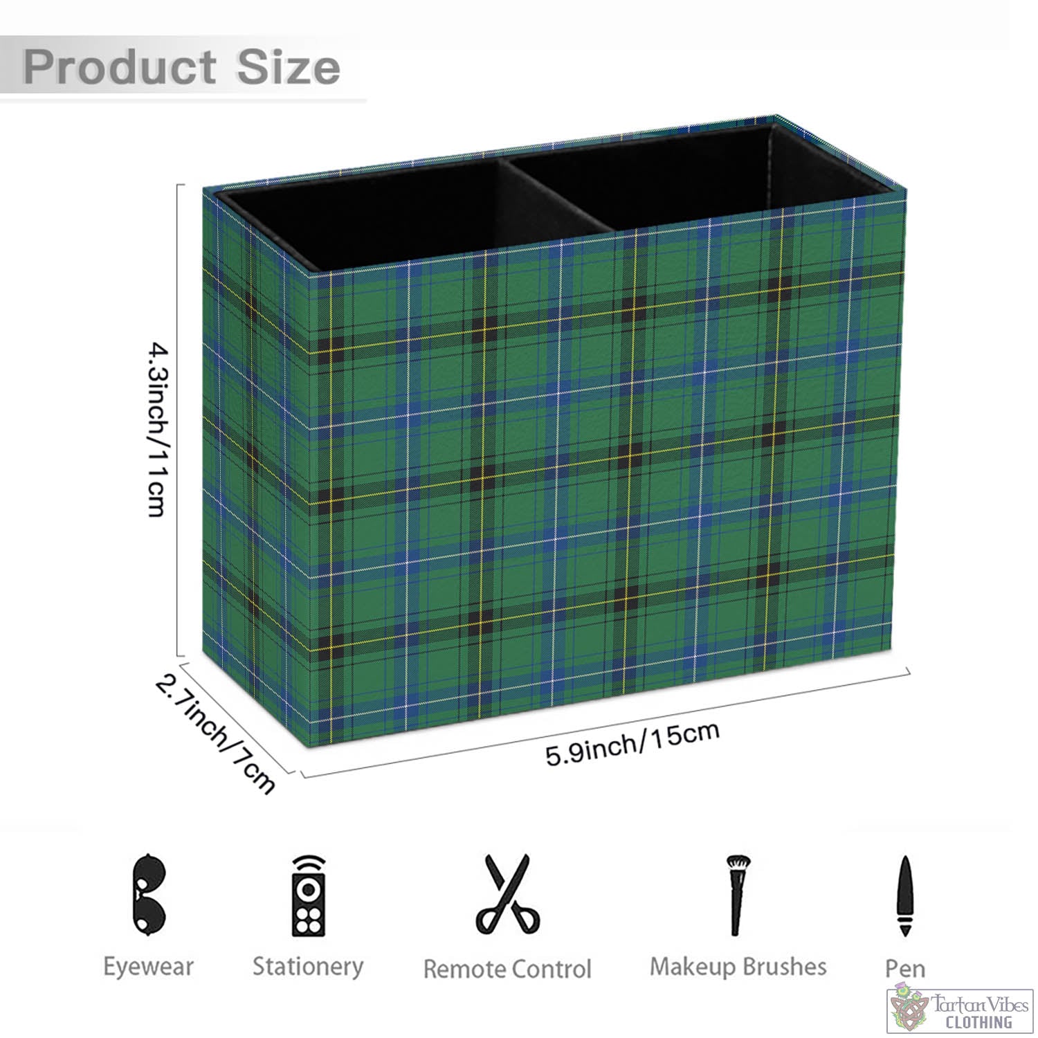 Tartan Vibes Clothing Henderson Ancient Tartan Pen Holder