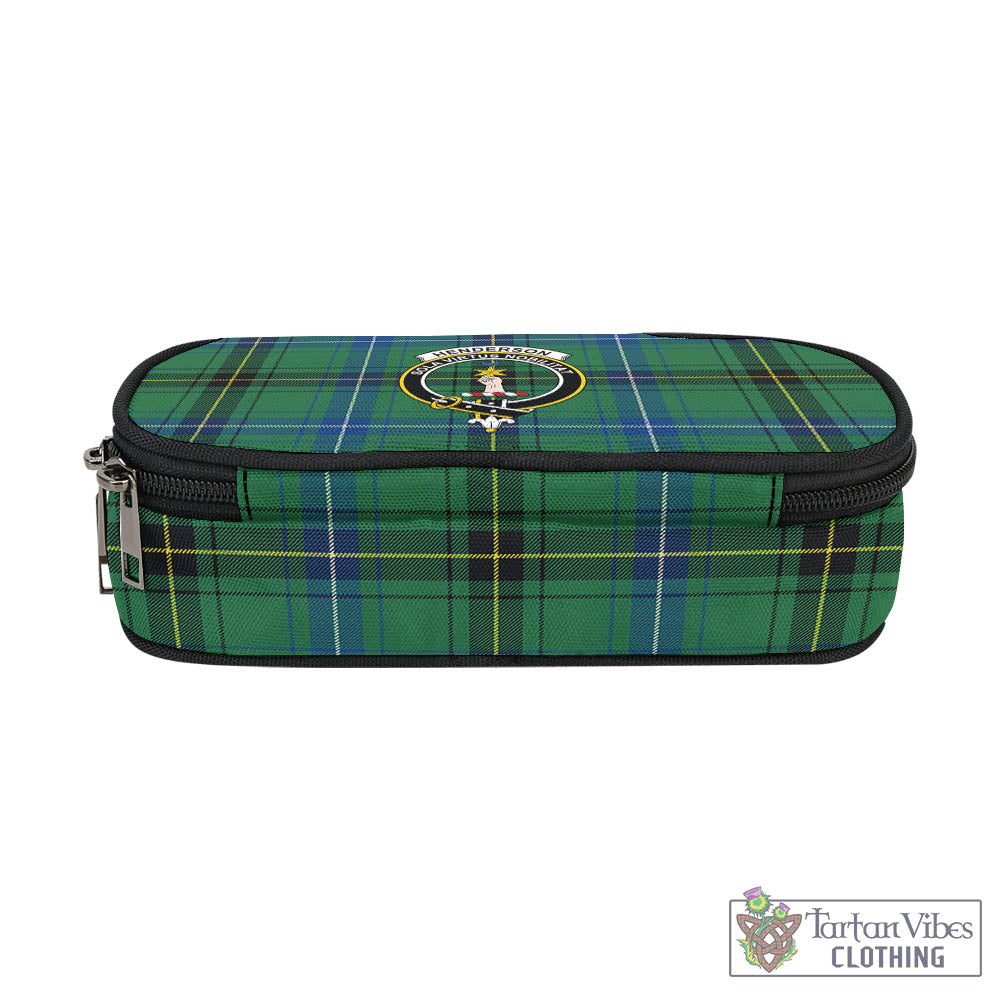 Tartan Vibes Clothing Henderson Ancient Tartan Pen and Pencil Case with Family Crest