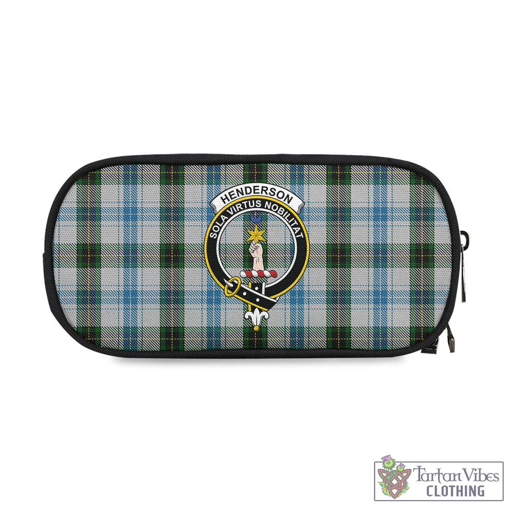 Tartan Vibes Clothing Henderson Dress Tartan Pen and Pencil Case with Family Crest